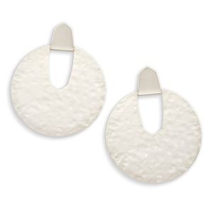 Kendra Scott metal plated statement earrings